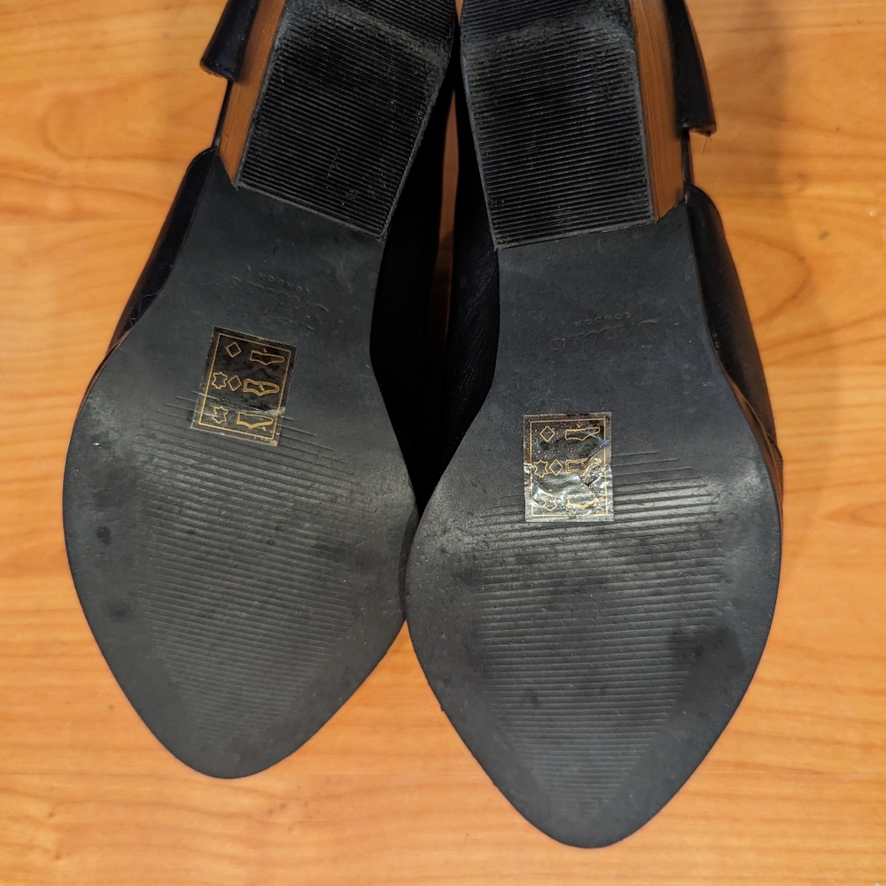 Shellys London Black Booties Sz 6.5 - Picture 4 of 4